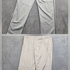 Under Armour Light Gray Athletic Sweatpants with Black Side Stripe